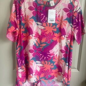 Tropical Floral Women's Blouse